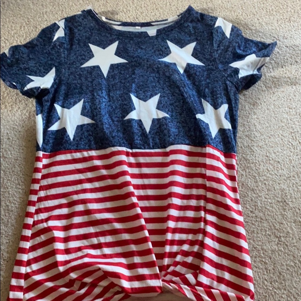 America 250 birthday Flag Stars and Stripes t shirt patriotic 4th of July